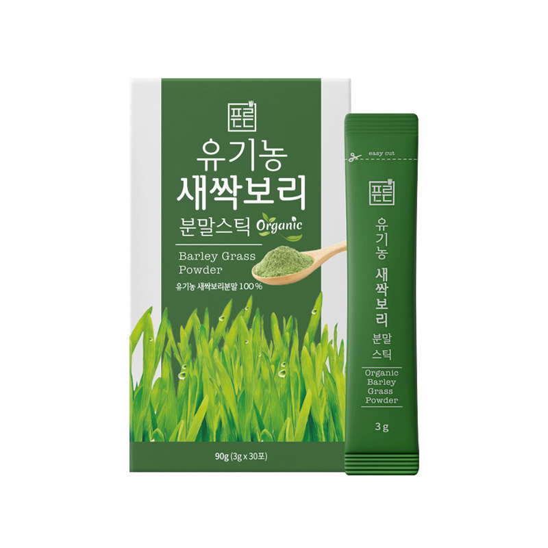 푸른디딤 국내산 유기농 새싹보리 분말 가루 30스틱