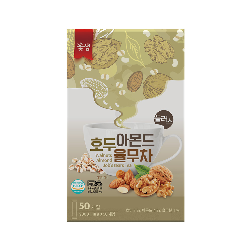 소비기한 260912 DD 꽃샘 호두아몬드율무차 플러스 50스틱